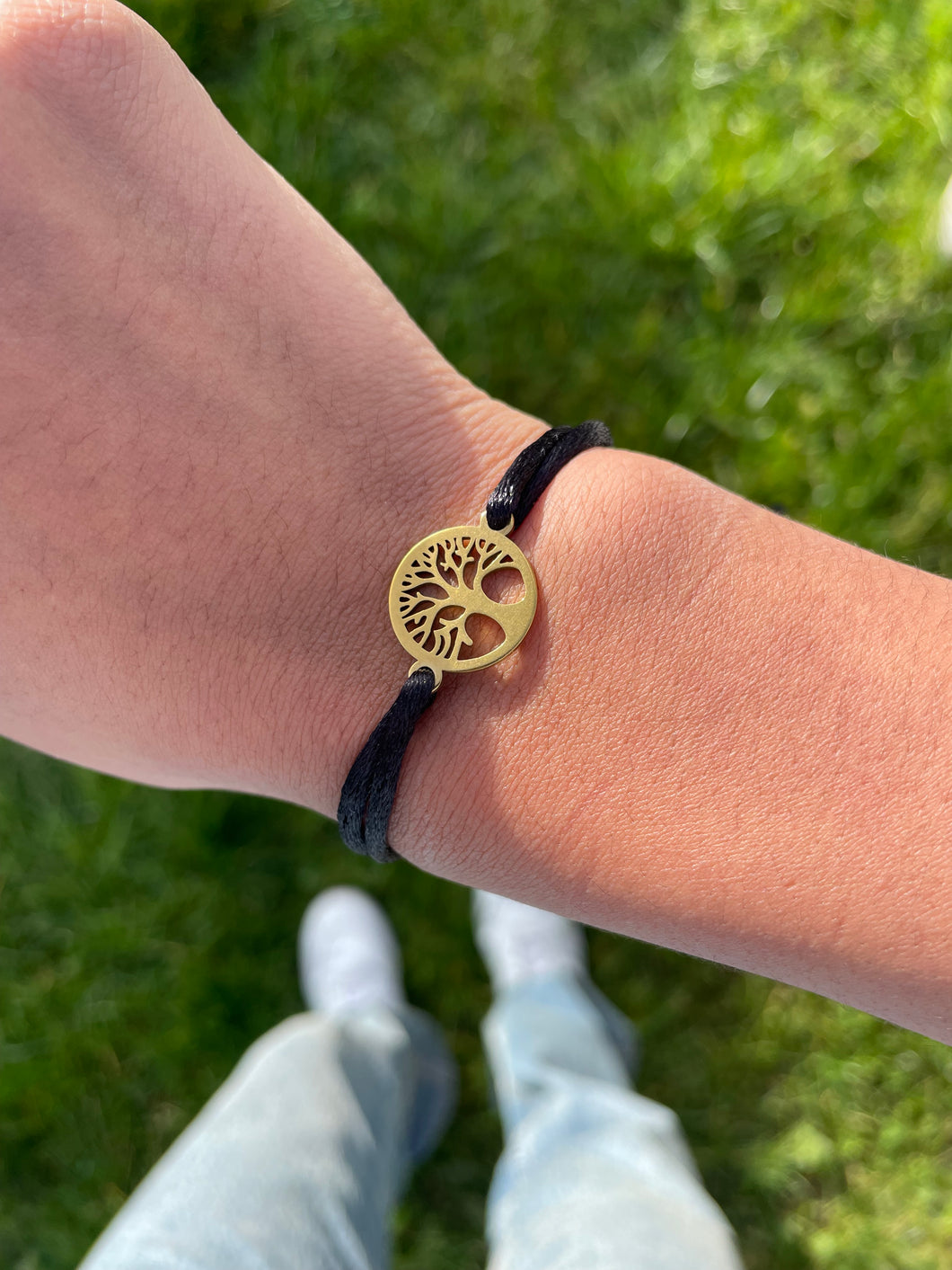 Bracelet arbre de vie noir