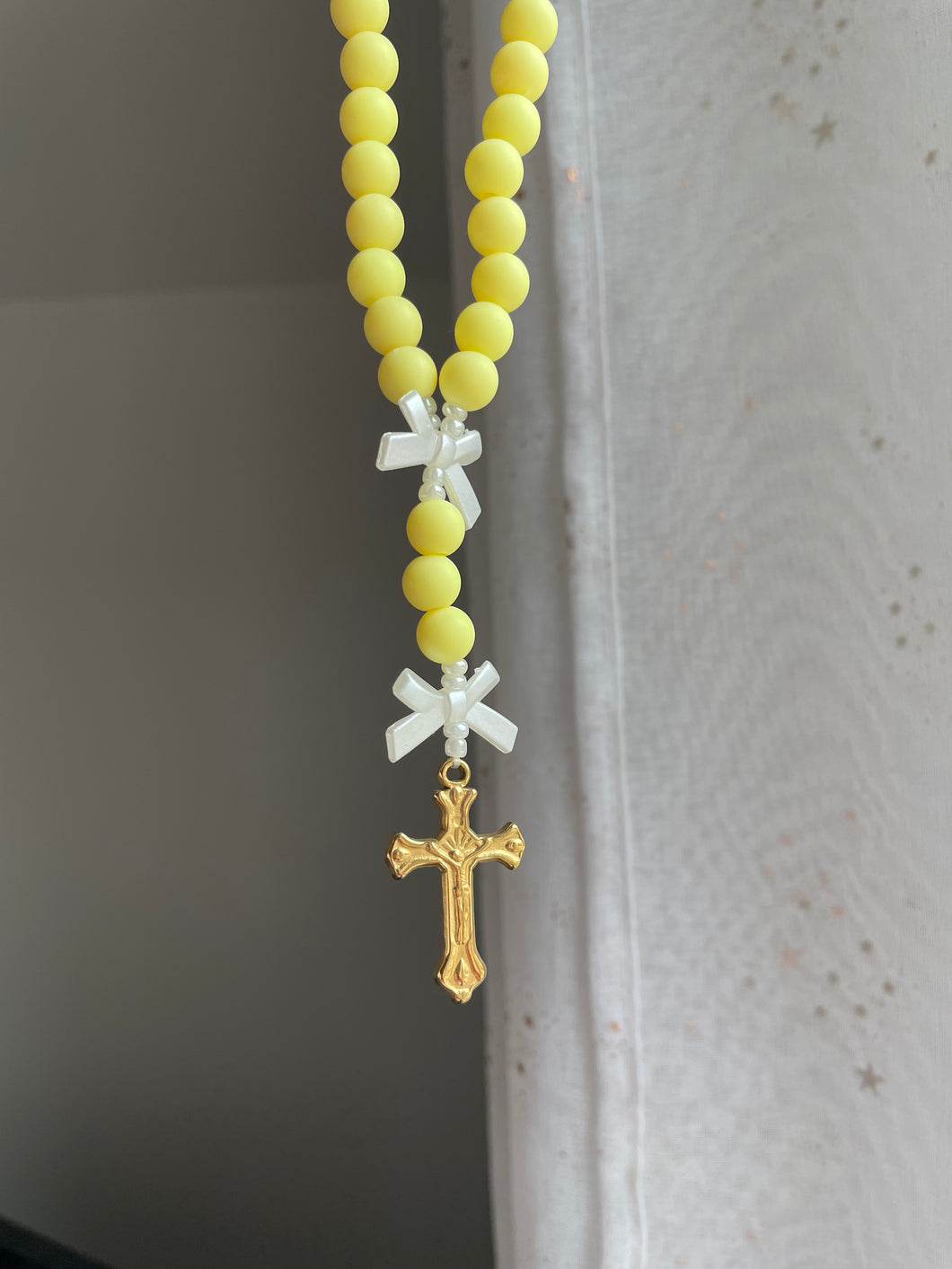 Chapelet jaune coquette